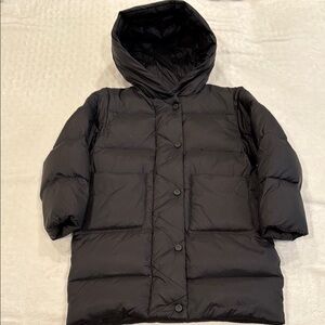 Zara Kids Black Down Filled Puffer Jacket